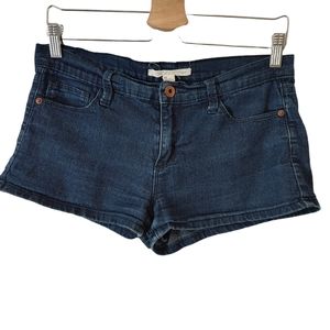 *Forever 21 Denim Dark/Medium Wash Shorts Size 29 Festival Coastal Grunge